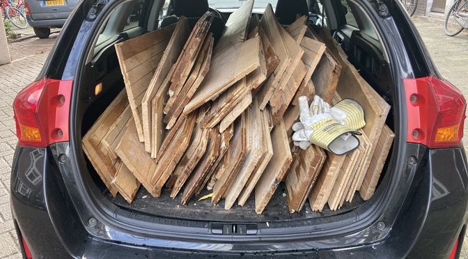 Kep me wagen volgeladen…